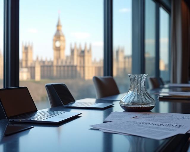 Sophisticated legal office setting in London Denmark Hill area