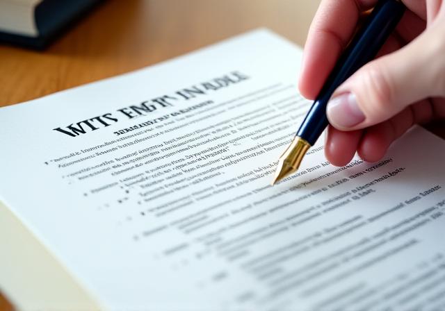 Professional legal review of a commercial contract with focus on detail